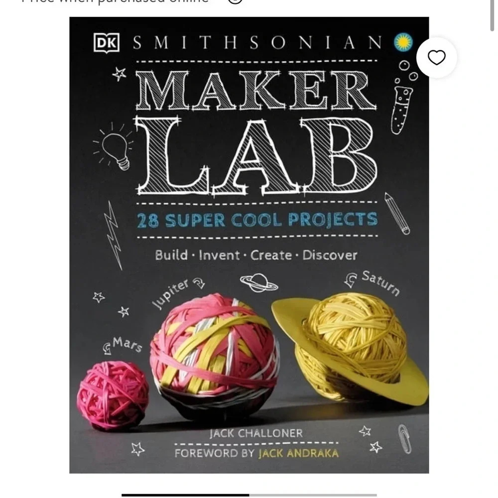 Smithsonian Make Lab Kids Activity / Project Book Science Experiments
